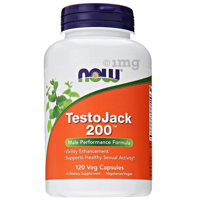 Now Foods Testo Jack 200 Extra Strength Veg Capsule