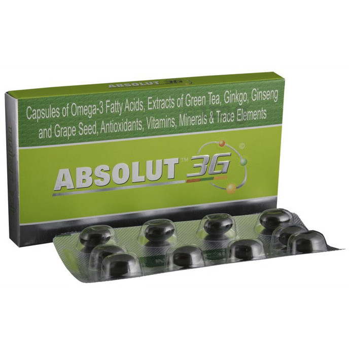 Absolut 3G | Multivitamin and Multimineral Soft Gelatin Capsule