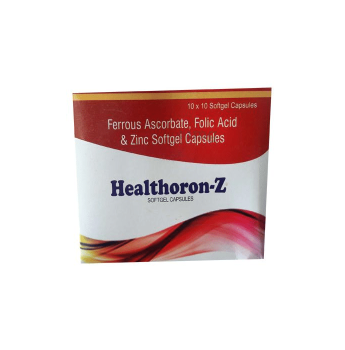 Healthoron-Z Soft Gelatin Capsule