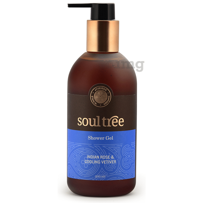 Soul Tree Indian Rose and Cooling Vetiver Shower Gel
