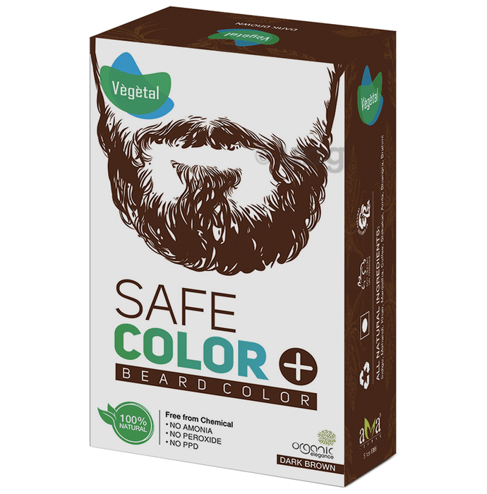 AMA Vegetal Safe Beard Color Dark Brown
