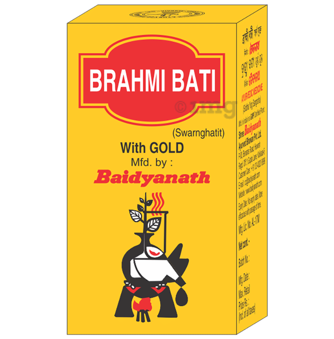 Baidyanath Brahmi Bati with Gold