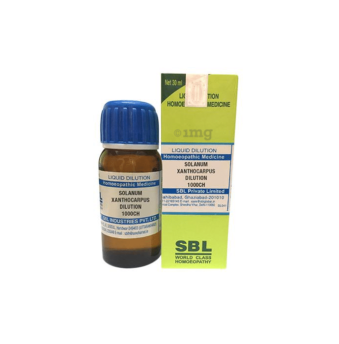 SBL Solanum Xanthocarpus Dilution 1000 CH