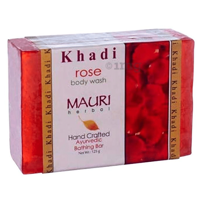 Khadi Mauri Herbal Rose Soap