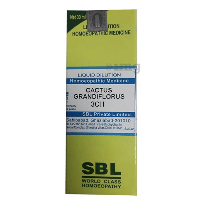 SBL Cactus Grandiflorus Dilution 3 CH