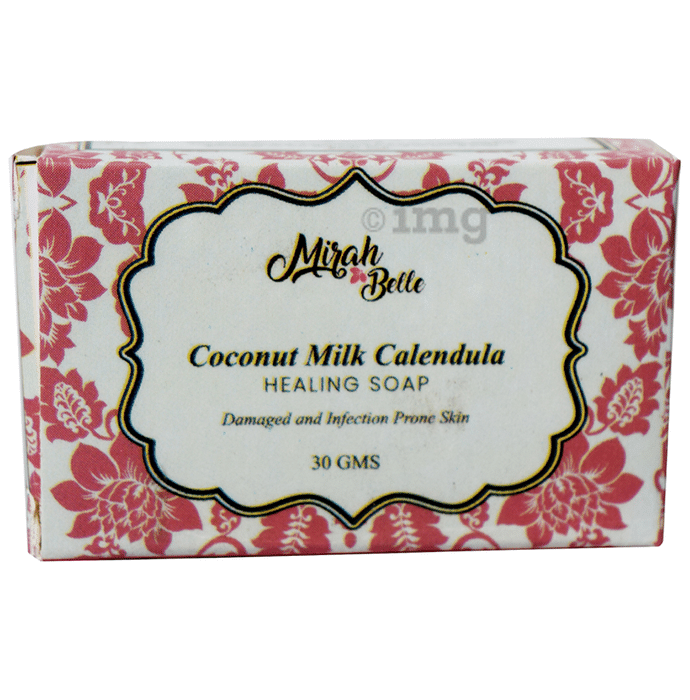 Mirah Belle Coconut Milk, Calendula Healing Soap