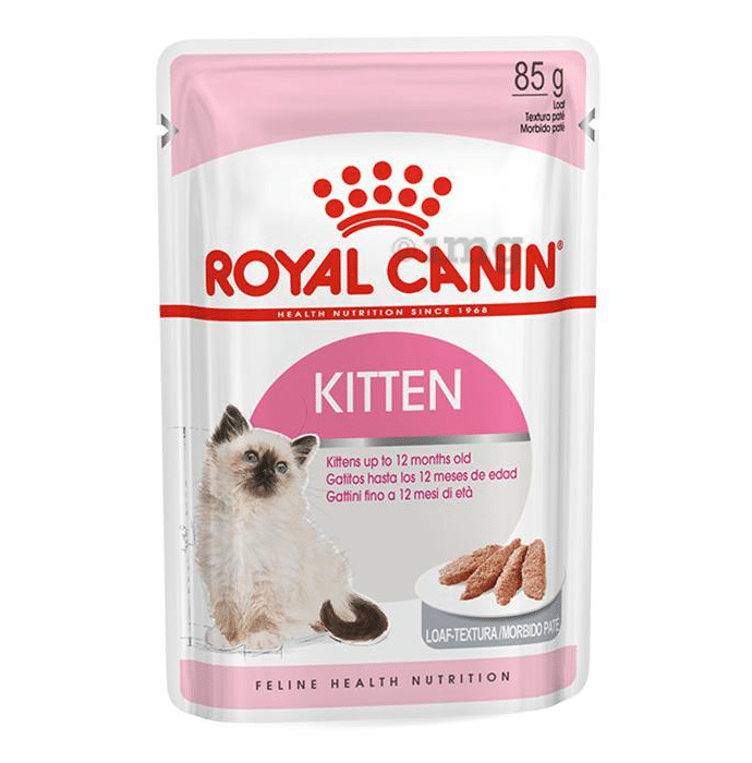 Royal Canin Wet Cat Food (12x85gm) Kitten Loaf