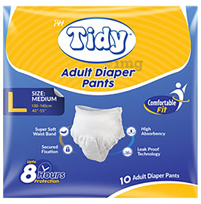 PH Tidy Adult Diaper Pants Large White