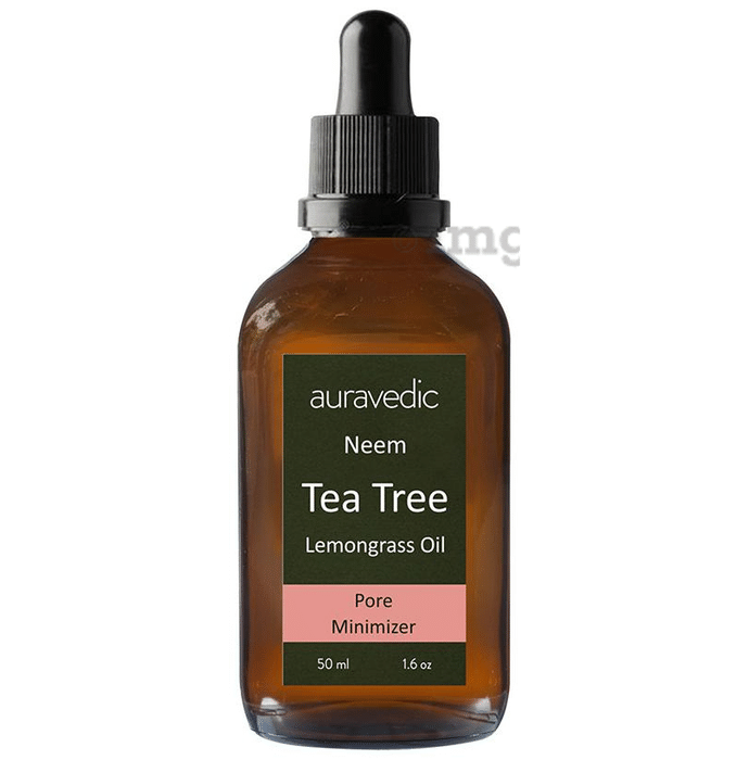 Auravedic Neem Tea Tree Lemongrass Oil