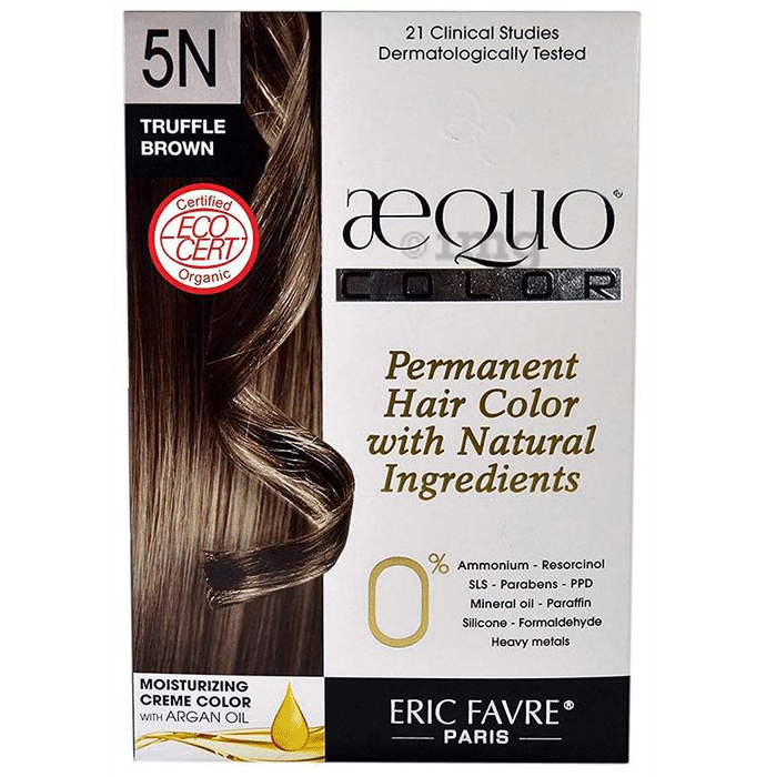 Aequo Permanent Hair Color with Natural Ingreidents Truffle Brown 5N
