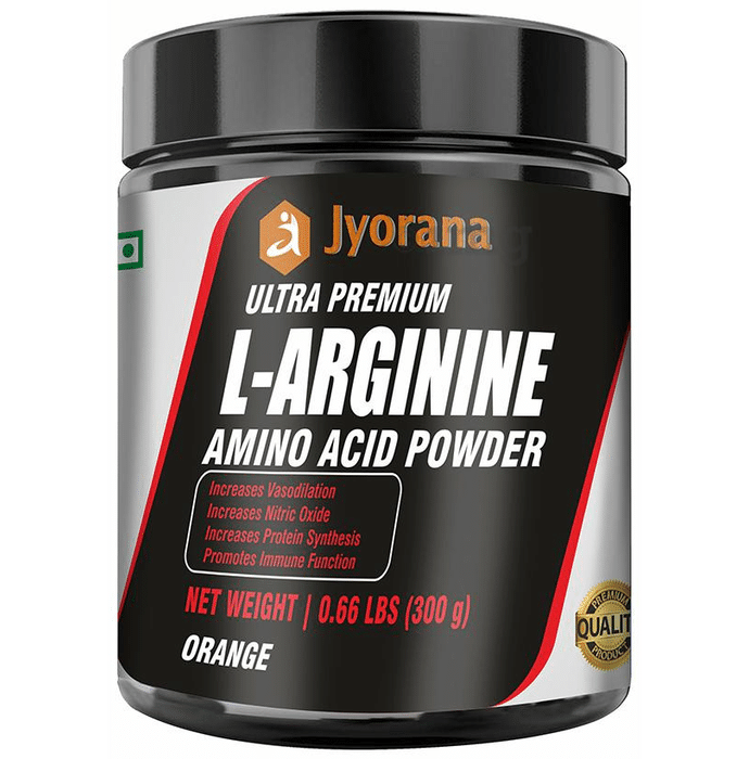 Jyorana Ultra Premium L-Arginine Amino Acid Powder Orange