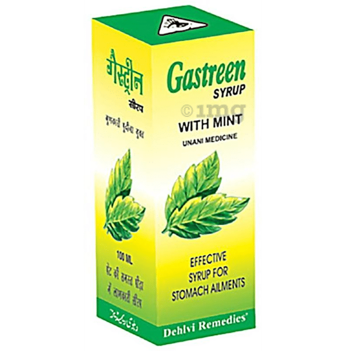 Dehlvi Remedies Gastreen Syrup with Mint