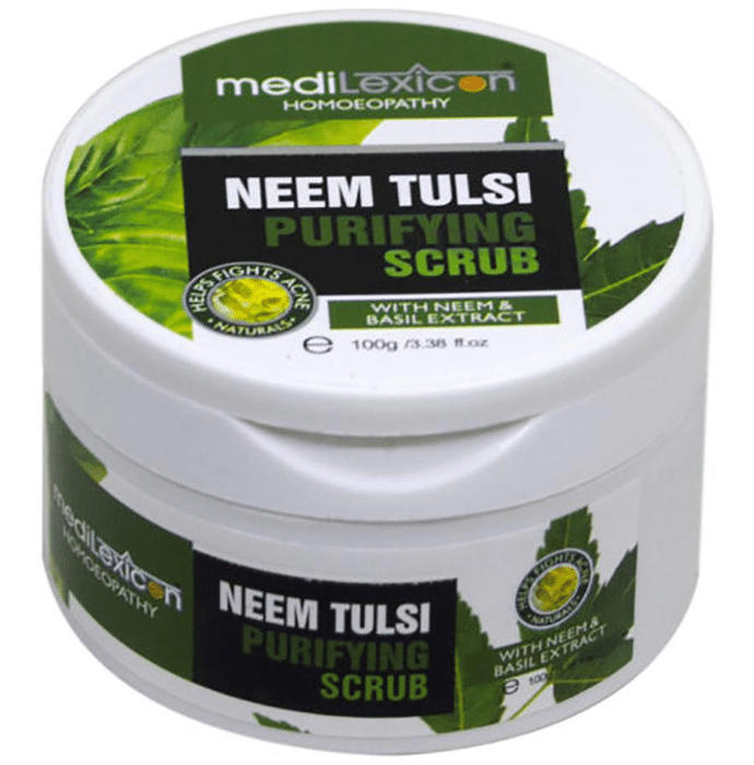 Medilexicon Neem Tulsi Purifying Scrub