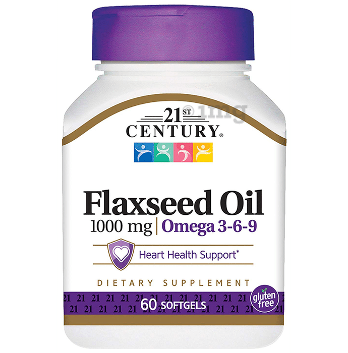 21st Century Flaxseed Oil 1000mg Softgels