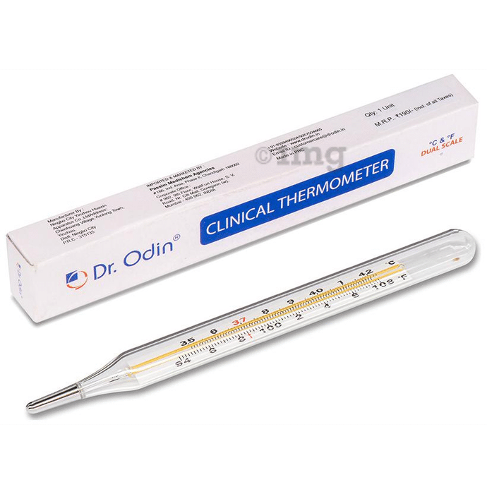 Dr. Odin Clinical Oval Mercury Thermometer