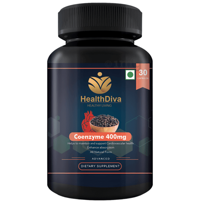 HealthDiva Coenzyme 400mg Capsule