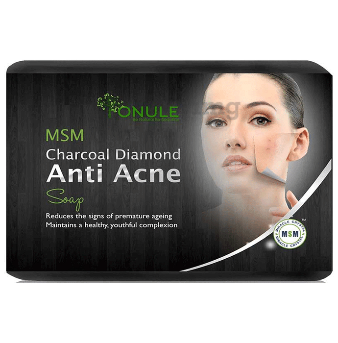 Ionule MSM Charcoal Diamond Anti Acne Soap