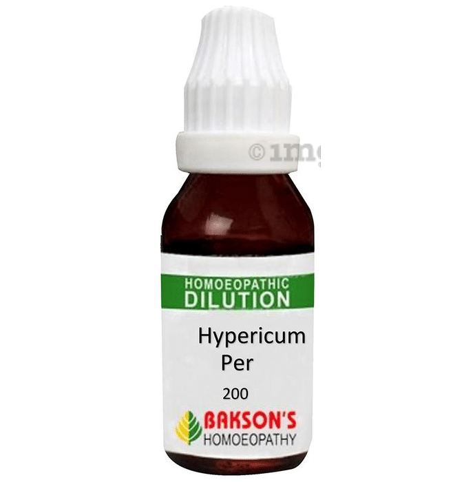 Bakson's Homeopathy Hypericum Per Dilution 200 CH