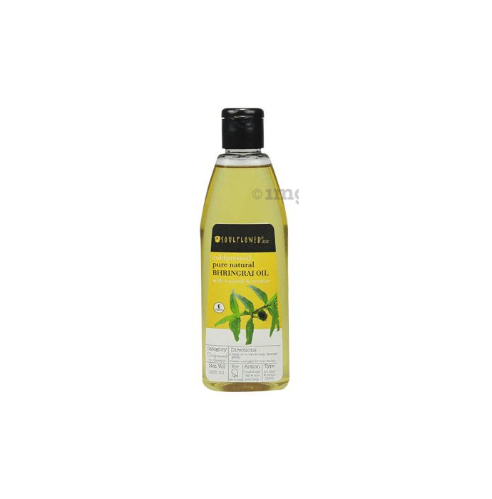 Soulflower Pure Natural Bhringraj with Coconut & Sesame Oil