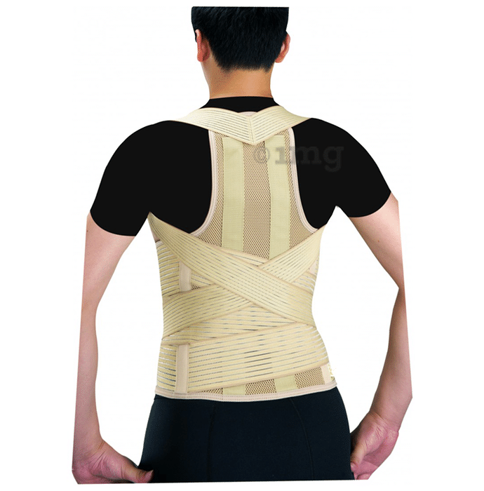 Health Point OH-124 Cervical and Lumbar Support with 2 Strays Large