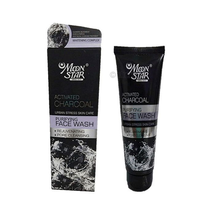 Moon Star Face Wash Activated Charcoal