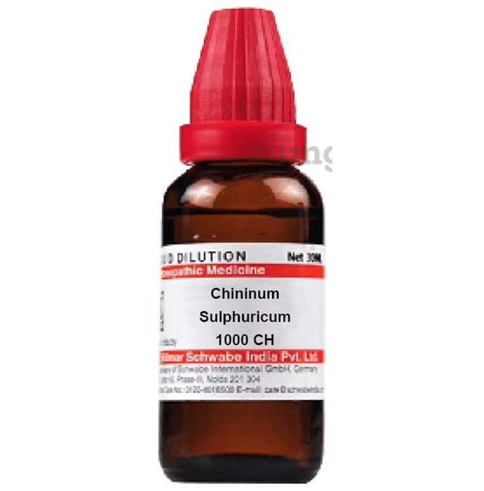 Dr Willmar Schwabe India Chininum Sulphuricum Dilution 1000 CH