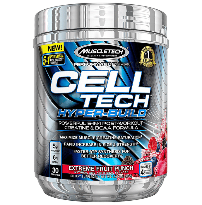 Muscletech Performance Series Cell Tech Hyper-Build Extreme Fruit Punch