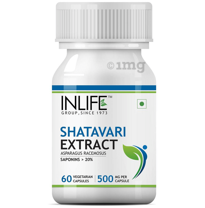 Inlife Shatavari Extract 500mg Capsule