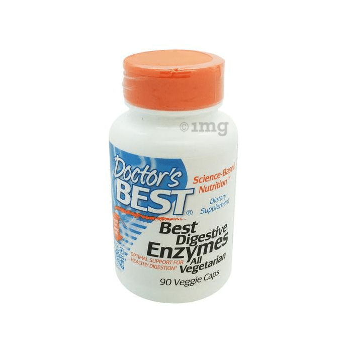 Doctor's Best Digestive Enzymes Veggie Capsule | For Healthy Digestion