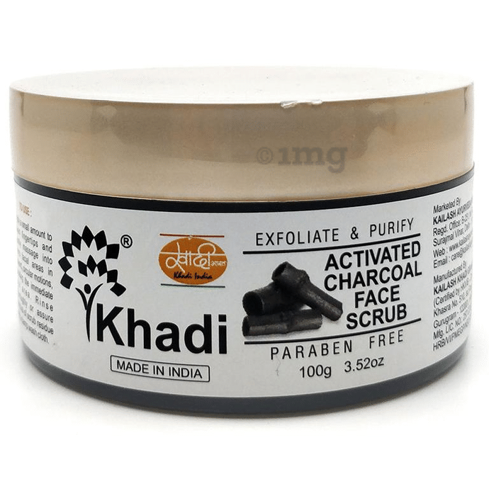 Khadi India Activated Charcoal Face Scrub