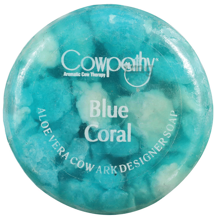 Cowpathy Gau Ark Hand Made Soap Blue Coral