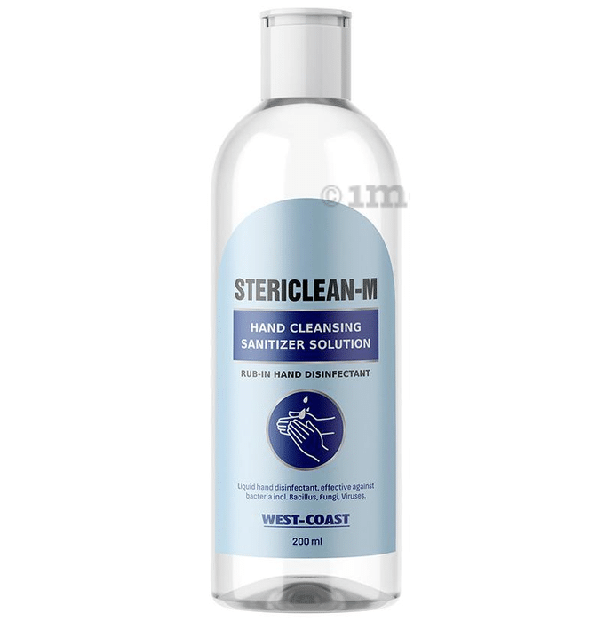 Stericlean-M Hand Cleansing Sanitizer Solution (200ml Each)