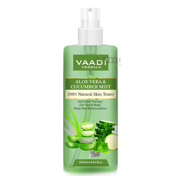 Vaadi Herbals 100% Natural Skin Aloevera & Cucumber Mist Toner