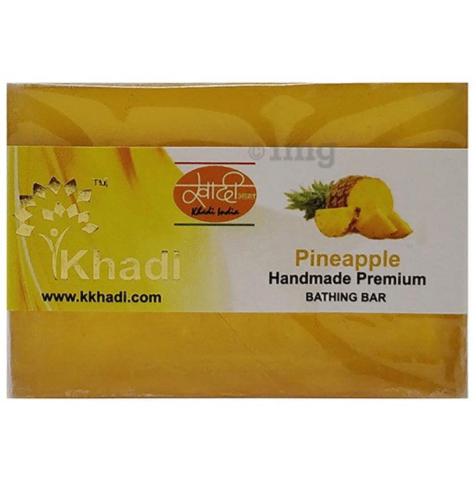Khadi India Pineapple Handmade Premium Bathing Bar