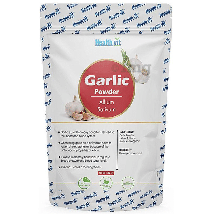 HealthVit Natural Garlic (Allium Sativum) Powder