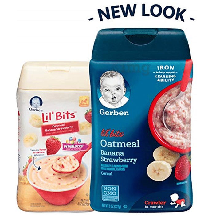 Lil Bits Gerber Oatmeal Baby Gerber Lil' Bits Cereal Oatmeal