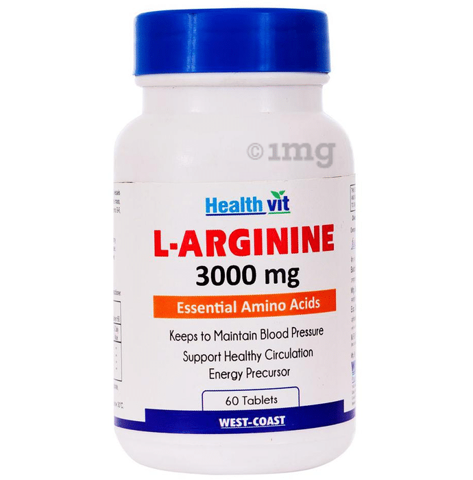 HealthVit L- Arginine 3000mg  Tablet