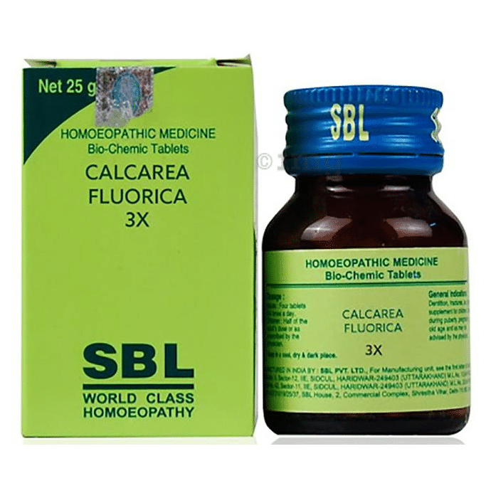 SBL Calcarea Fluorica Biochemic Tablet 3X