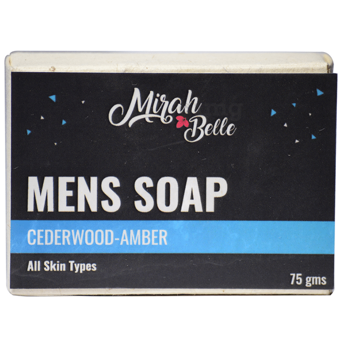 Mirah Belle Cedarwood Amber Men Soap
