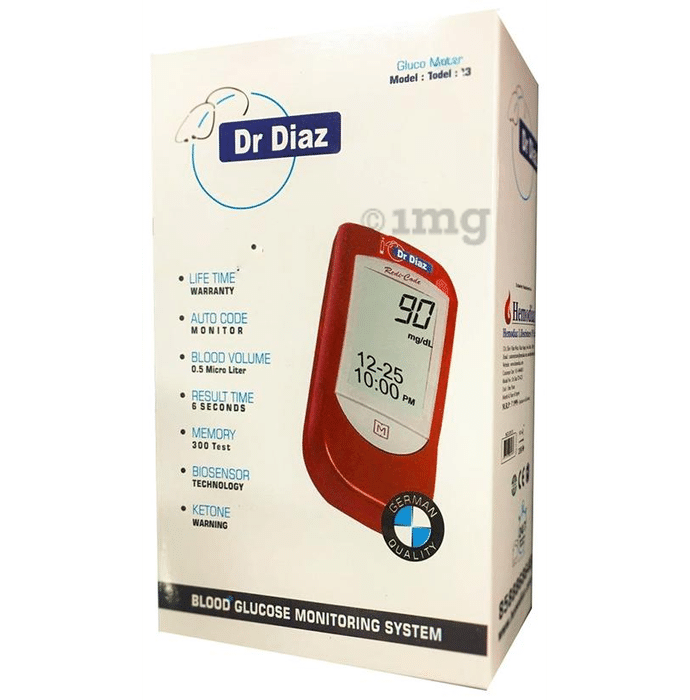 Dr Diaz Digital Blood Glucose Meter