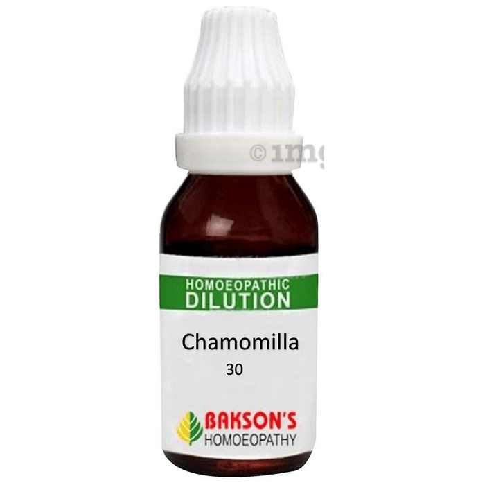 Bakson's Homeopathy Chamomilla Dilution 30 CH