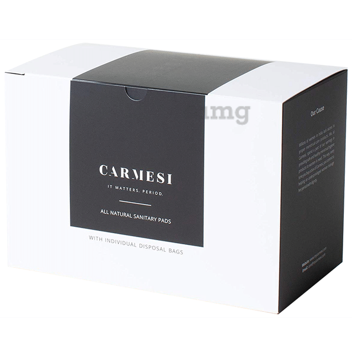 Carmesi All Natural Sanitary Pads (15 Regular and 15 XL)