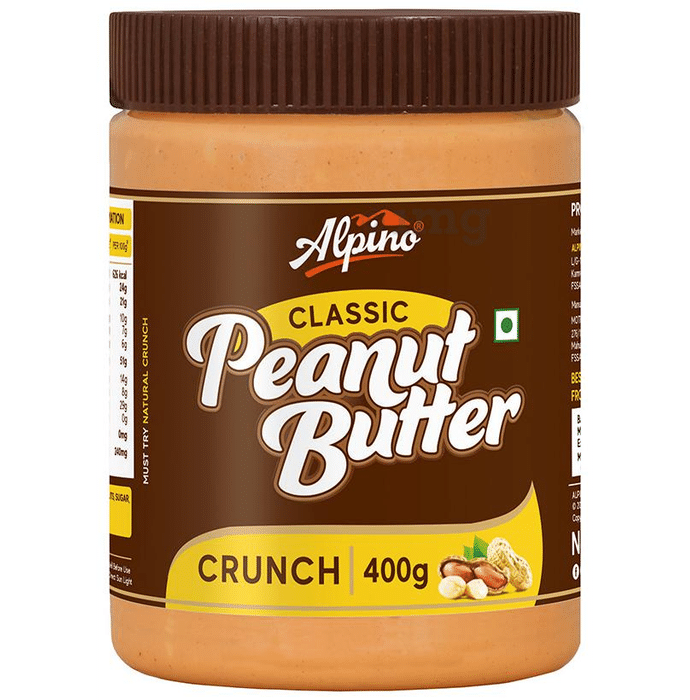 Alpino Classic Crunch Peanut Butter (400gm Each)