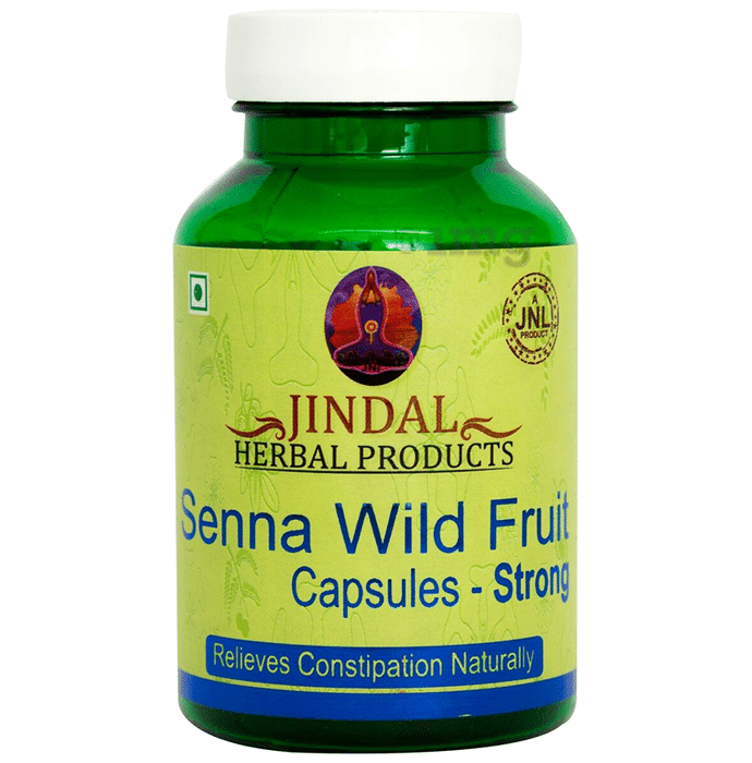 Jindal Herbal Senna Wild Fruit Capsule Strong