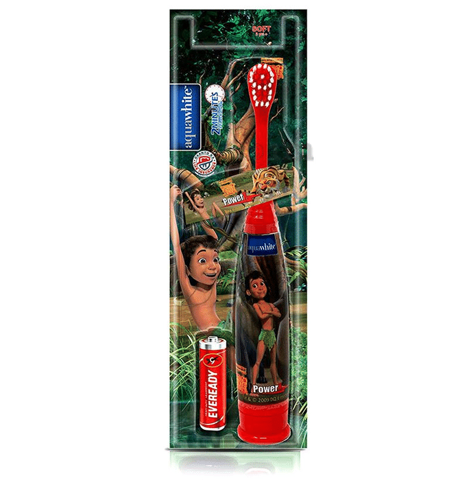 Aquawhite Power X Battery Toothbrush The Jungle Book