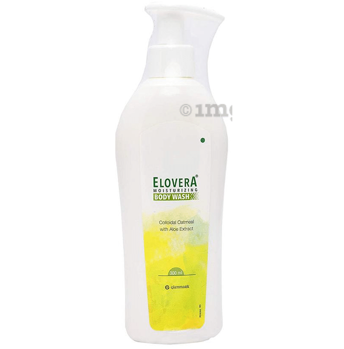 Elovera Moisturizing Body Wash with Colloidal Oatmeal & Aloe Extract | For Dry & Sensitive Skin | Paraben Free