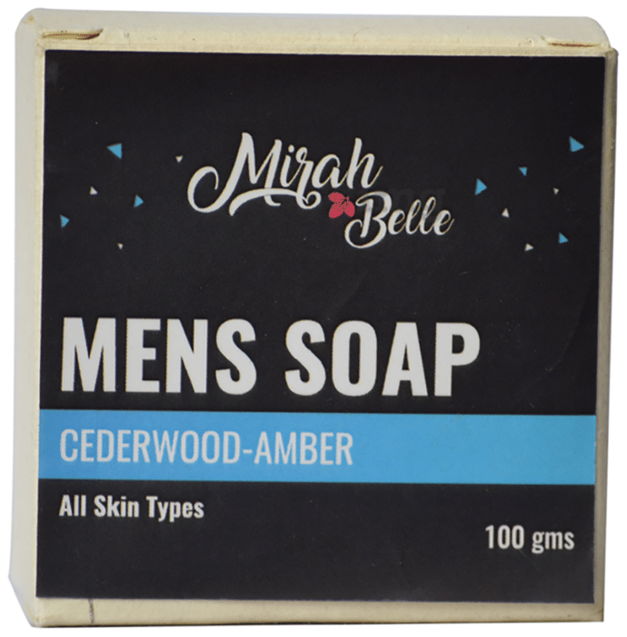 Mirah Belle Cedarwood Amber Men Soap