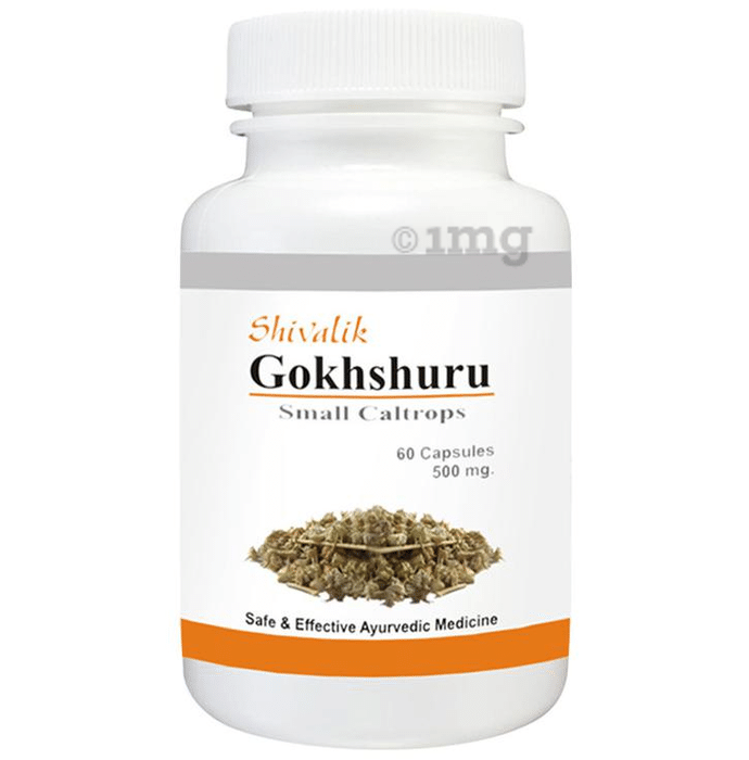 Shivalik Herbals Gokhshuru 500mg Capsule Pack of 2