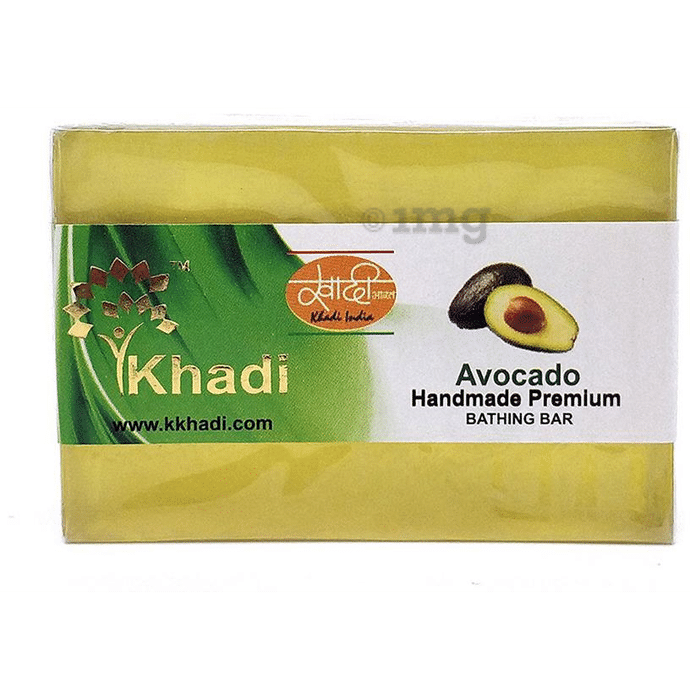 Khadi India Avocado Handmade Premium Bathing Bar