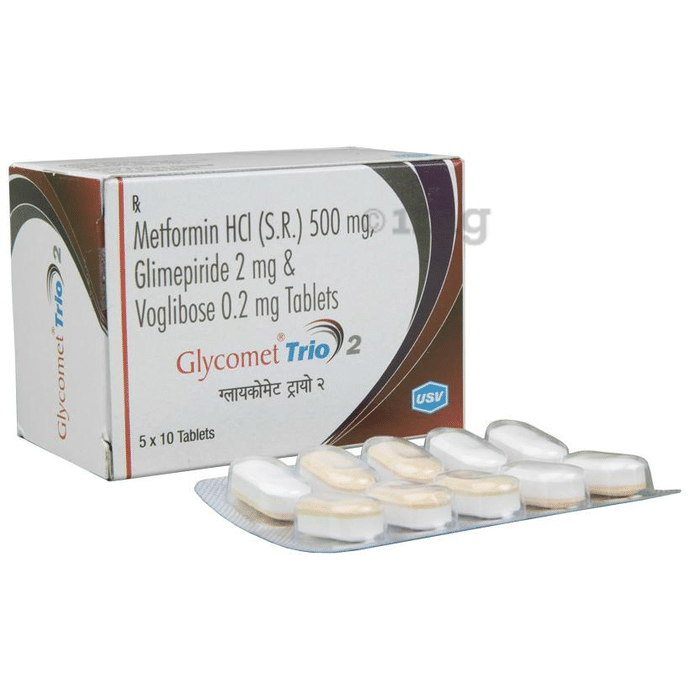 Glycomet Trio 2 Tablet SR